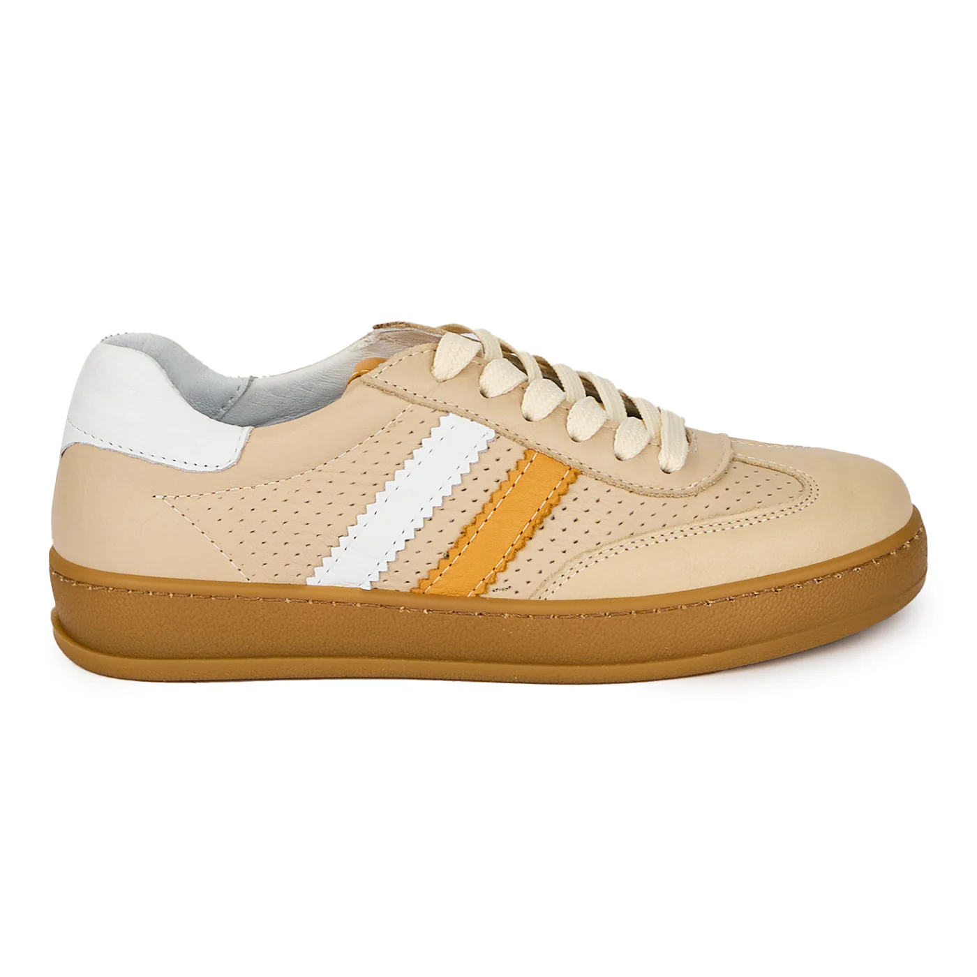 Pantofi casual dama din piele naturala cu siret 17917