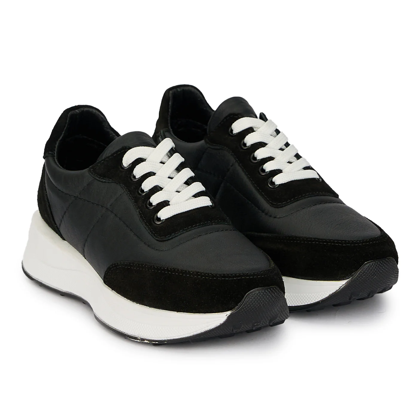 Pantofi casual dama din piele naturala cu siret 17918 - Image 4