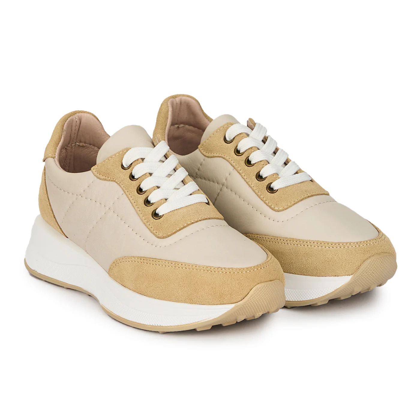 Pantofi casual dama din piele naturala cu siret 17920 - Image 4