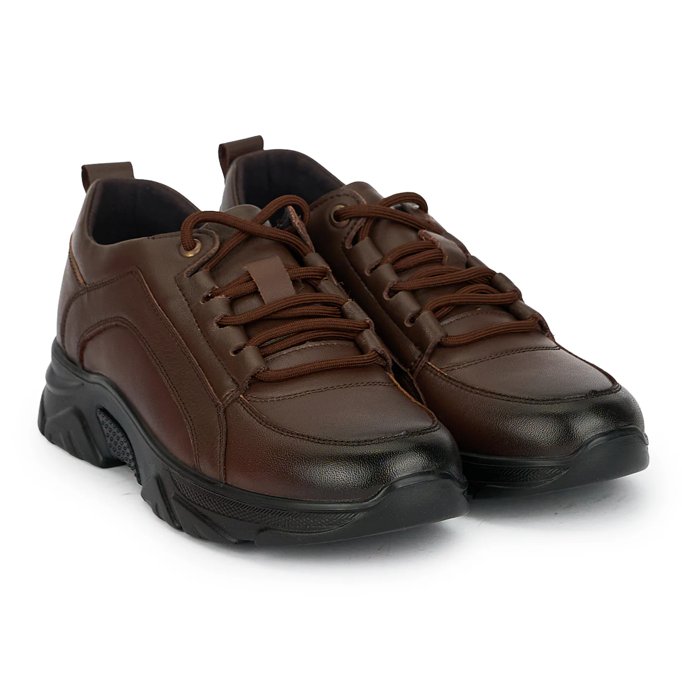 Pantofi casual dama din piele naturala maro 19244 - Image 4