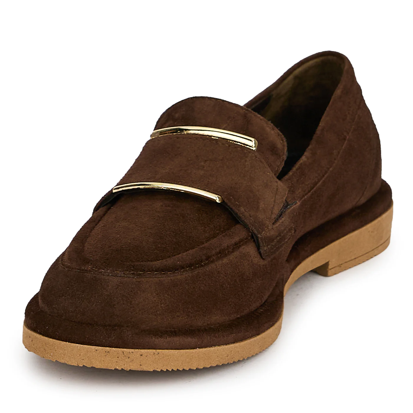 Pantofi casual dama din piele naturala maro 19725 - Image 3