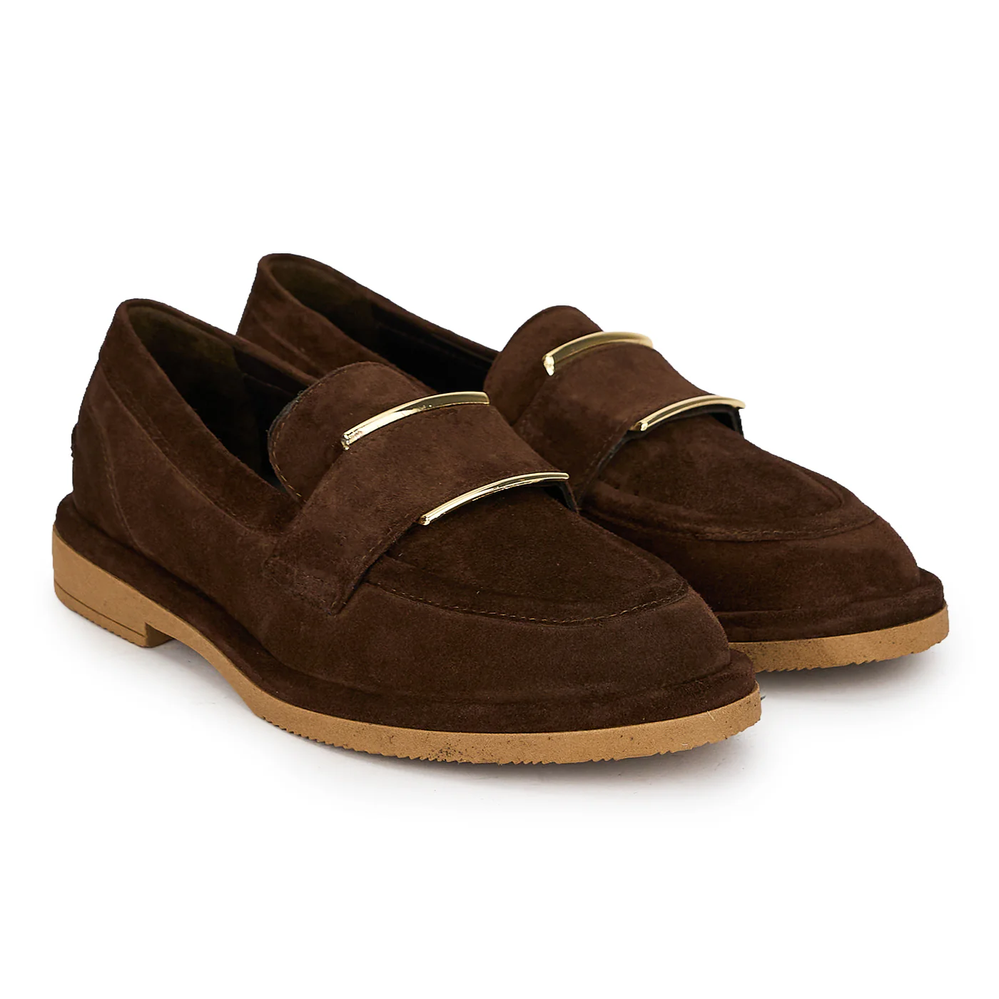 Pantofi casual dama din piele naturala maro 19725 - Image 4