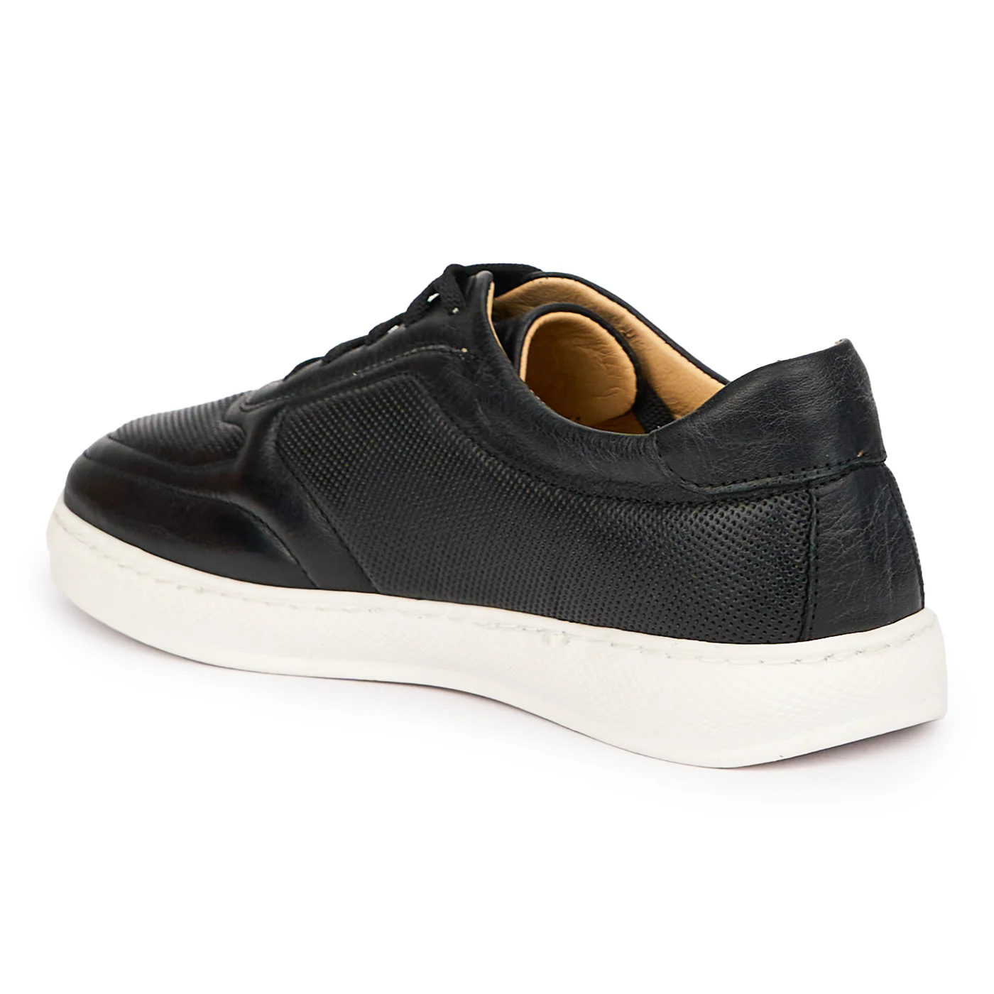 Pantofi casual dama din piele naturala neagra 14454 - Image 2