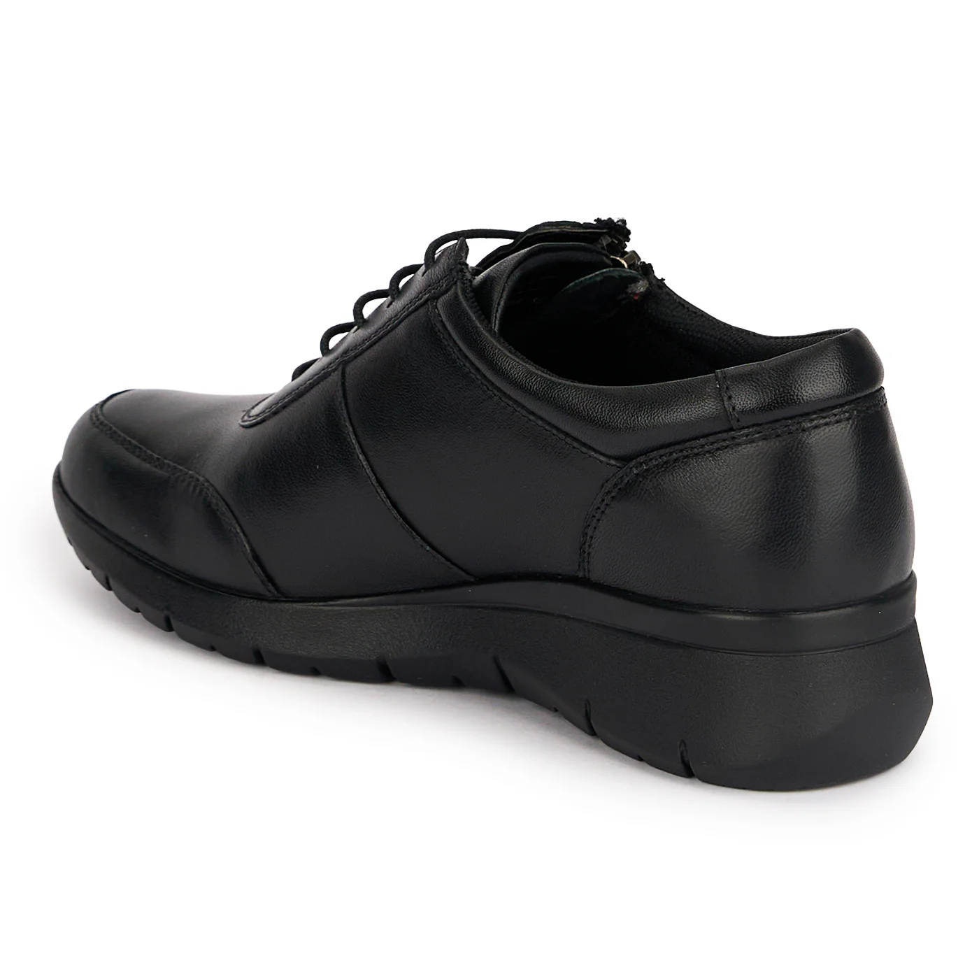 Pantofi casual dama din piele naturala neagra 18816 - Image 2