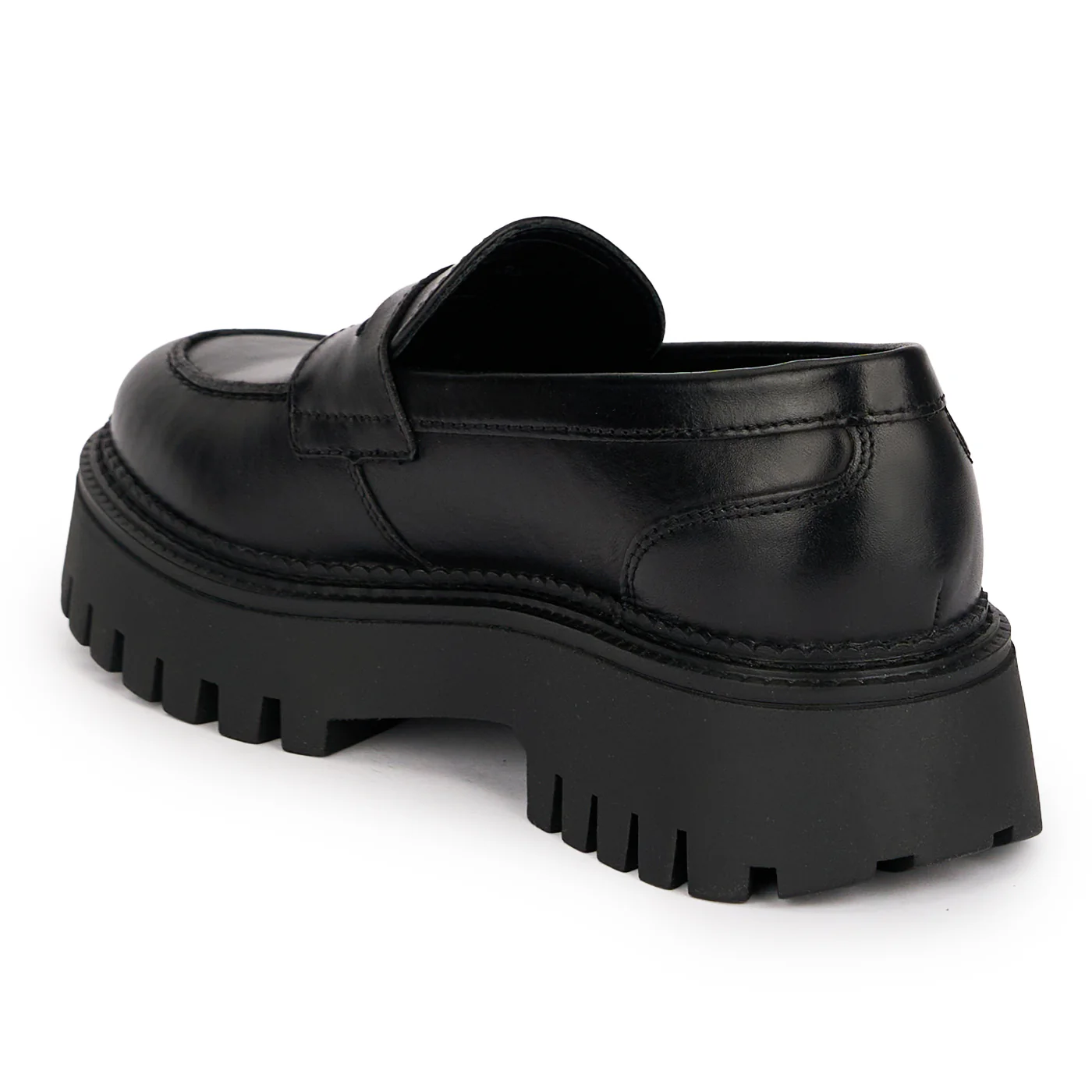 Pantofi casual dama din piele naturala neagra 18819 - Image 2