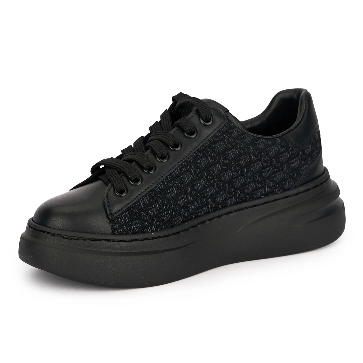 Pantofi casual dama din piele naturala neagra 18821 - Image 3