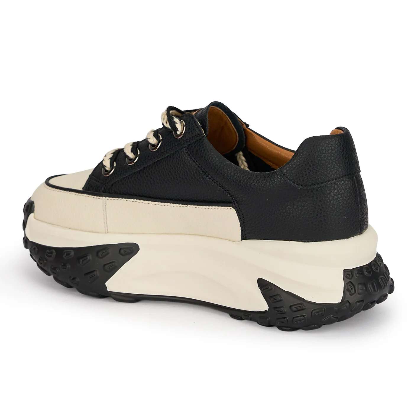 Pantofi casual dama din piele naturala neagra 18824 - Image 2