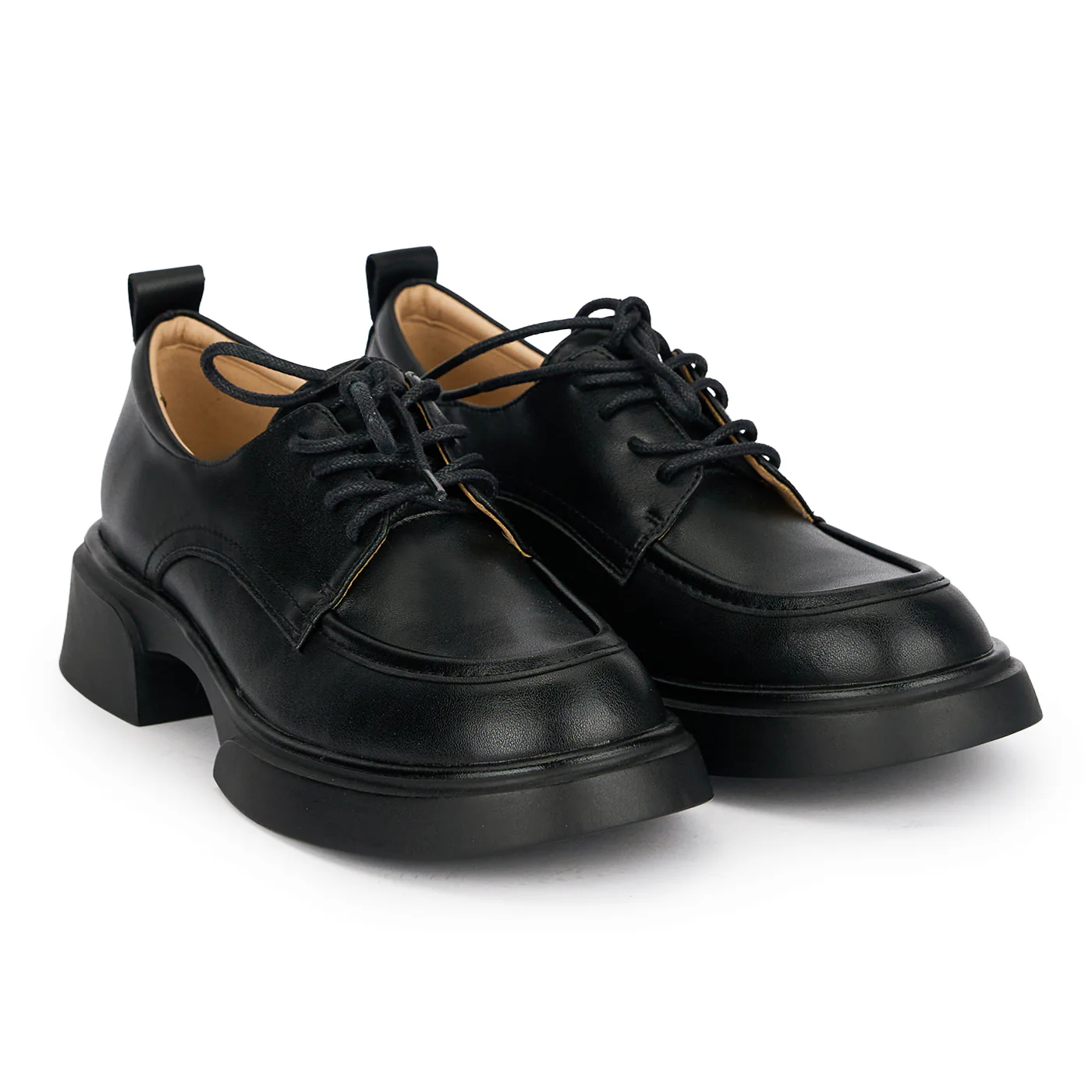 Pantofi casual dama din piele naturala neagra 18895 - Image 4