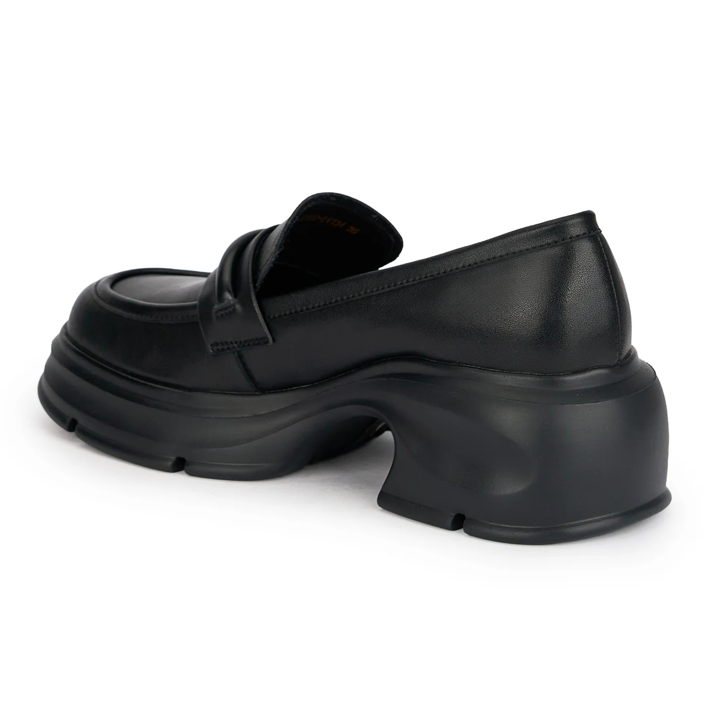Pantofi casual dama din piele naturala neagra 18896 - Image 2