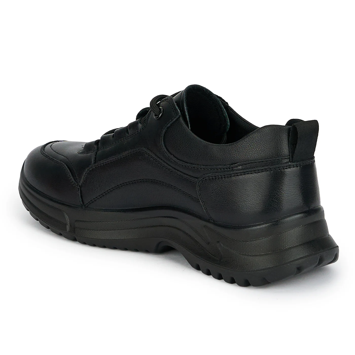Pantofi casual dama din piele naturala neagra 19241 - Image 2