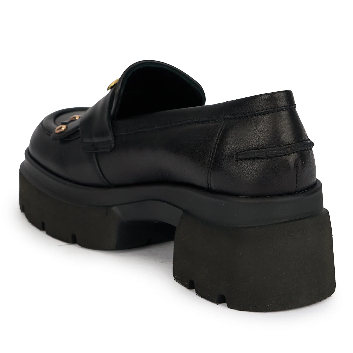 Pantofi casual dama din piele naturala neagra 19680 - Image 3