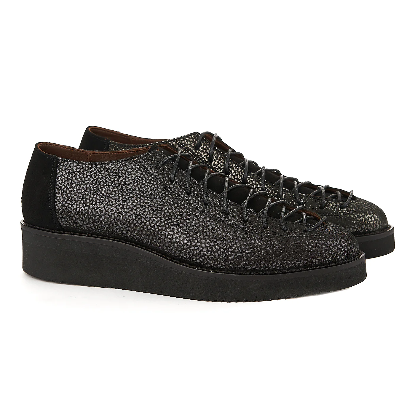 Pantofi Casual Dama Negru din Piele Naturala 1258 - Image 2