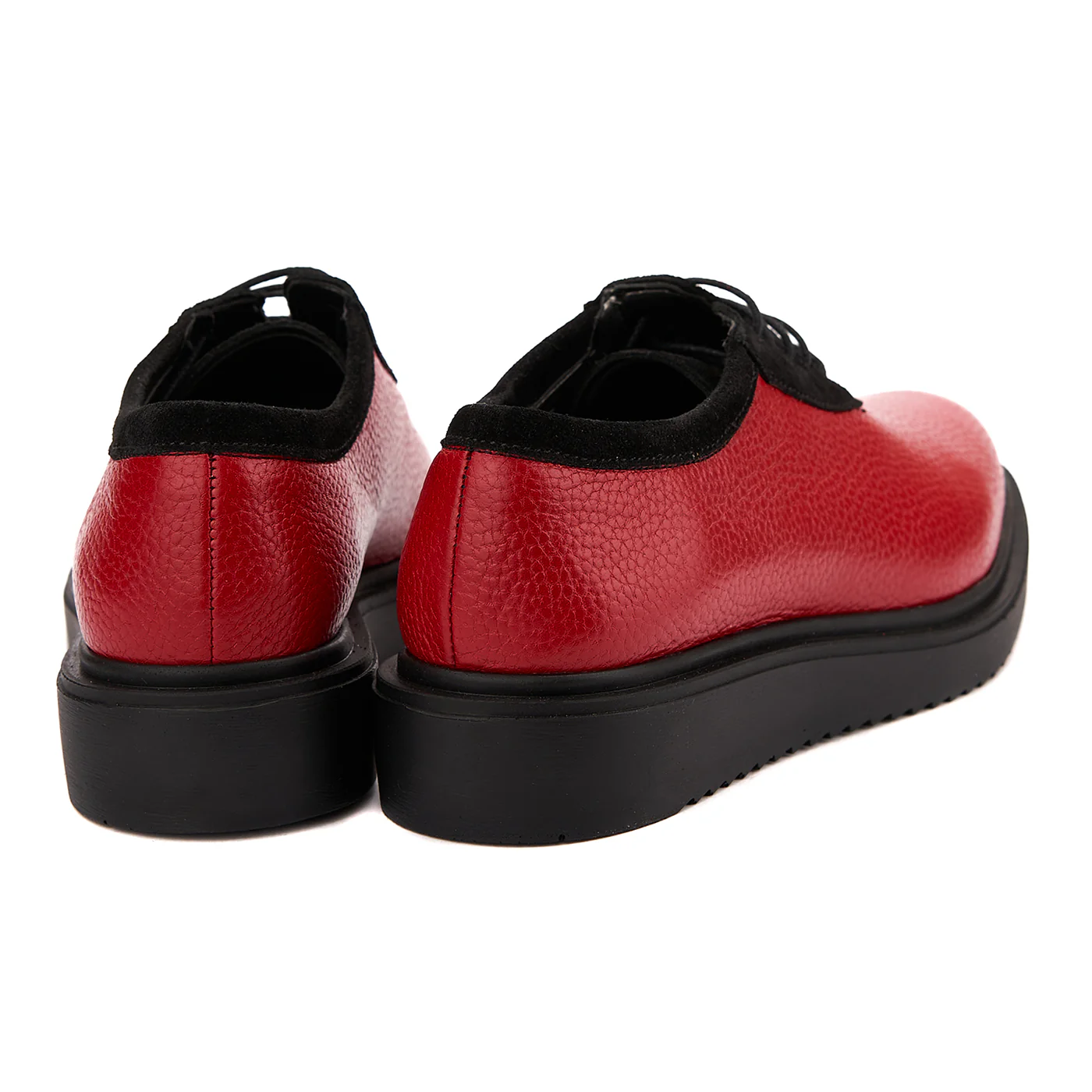 Pantofi Casual Dama Rosii din Piele Naturala 1445 - Image 3