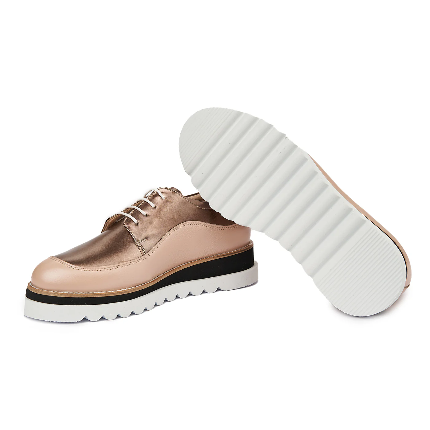 Pantofi Casual Dama Talpa Inalta Usoara din Piele Naturala 1851 - Image 3