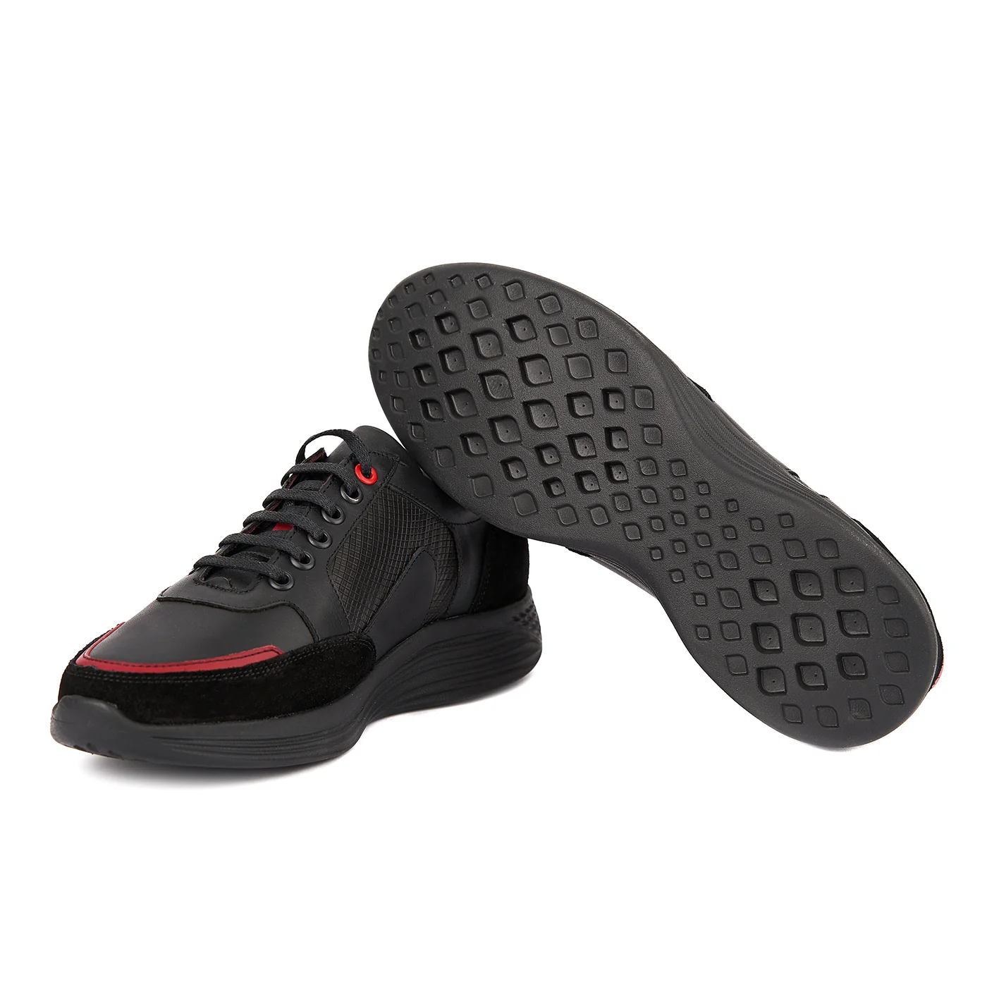 Pantofi Casual Negri Barbati din Piele Naturala 1057 - Image 3