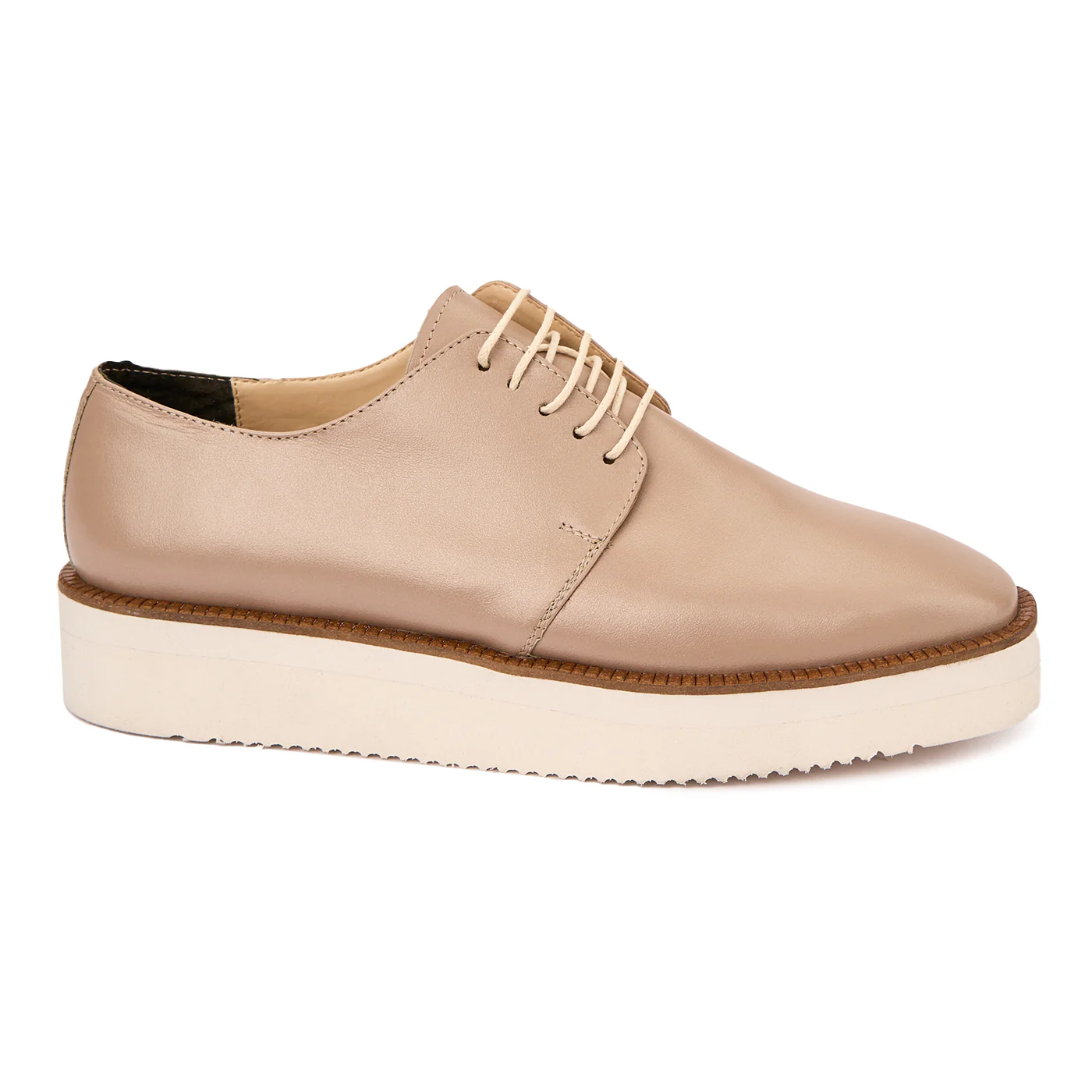 Pantofi cu Siret Dama Piele Naturala Casual cu Talpa Usoara 8063