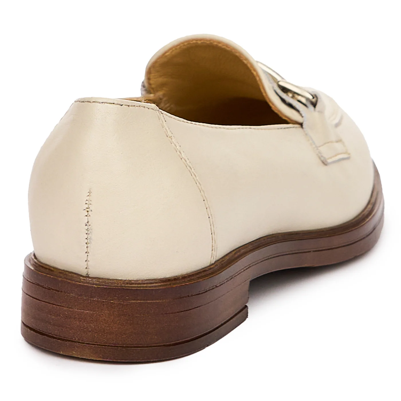 Pantofi Dama Bej din Piele Naturala, Toc 2.5 Cm, Eleganti 10114 - Image 2