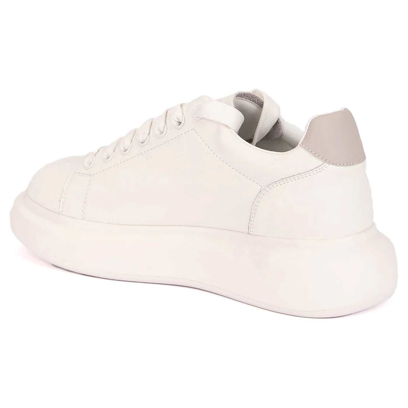Pantofi dama casual din piele naturala alba 18780 - Image 2