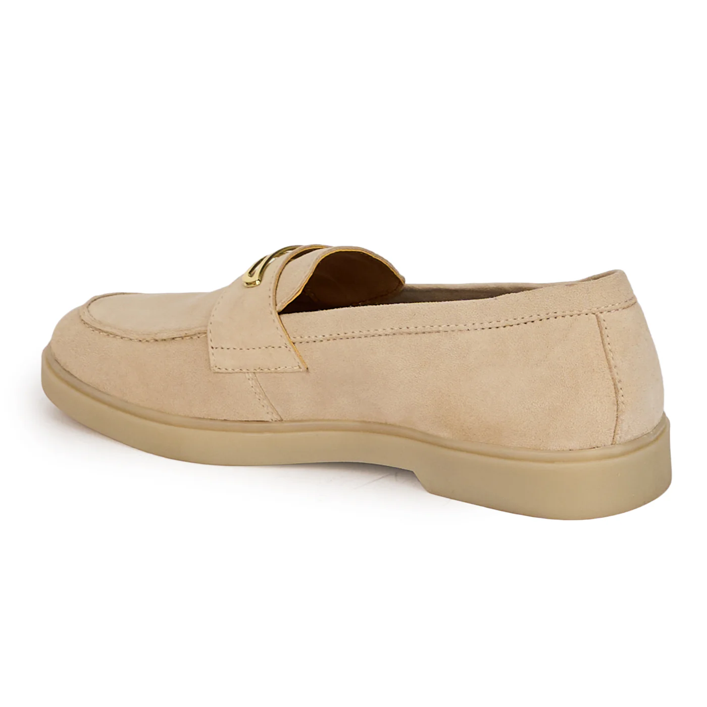 Pantofi dama casual din piele naturala bej 18420 - Image 2