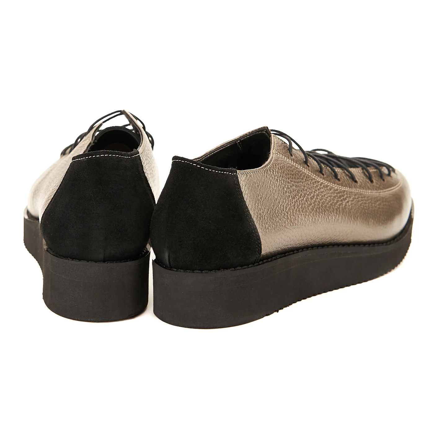 Pantofi dama casual din piele naturala bronz 1562 - Image 2