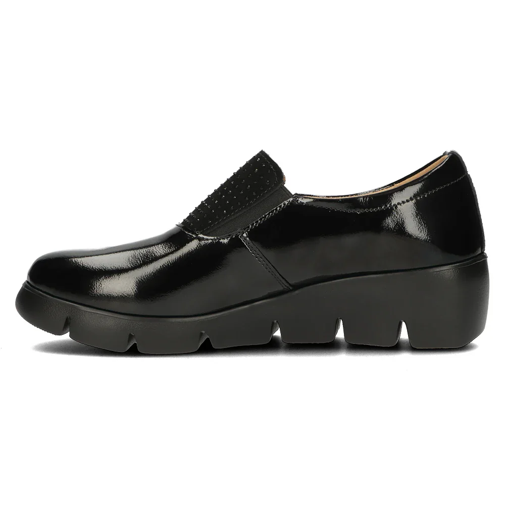 Pantofi dama casual din piele naturala neagra 13966 - Image 4