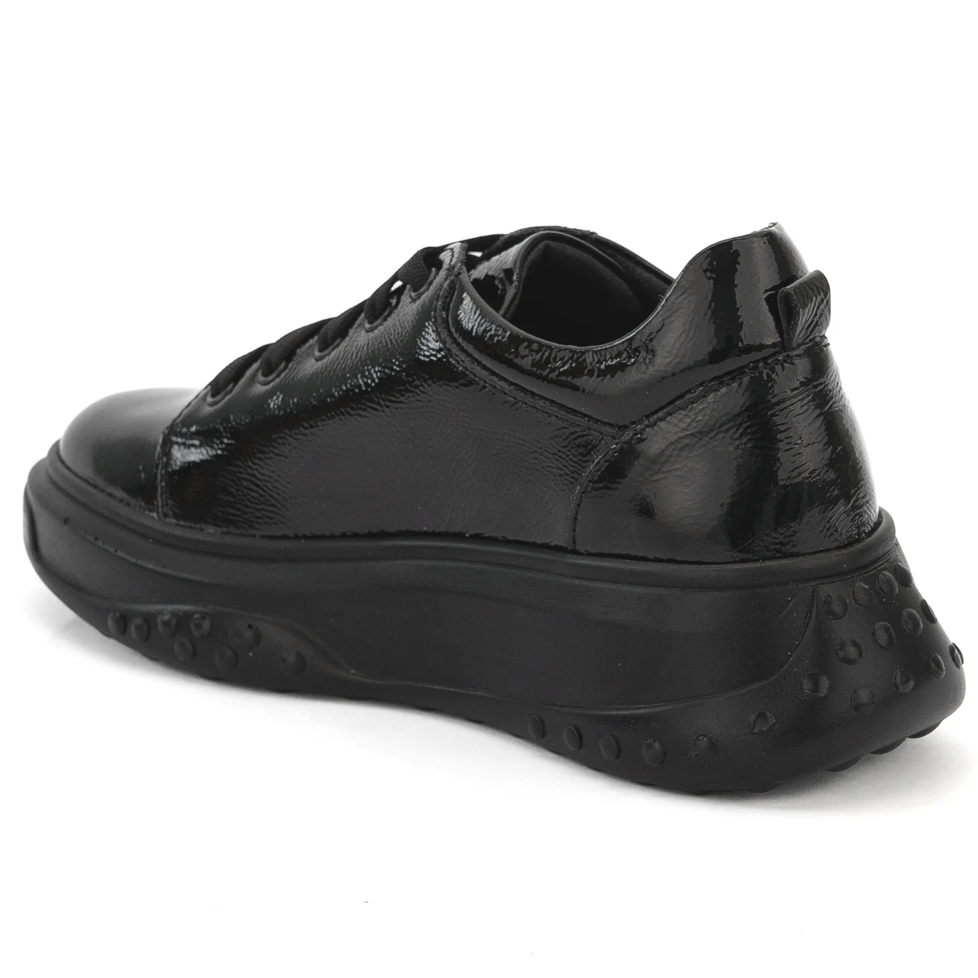 Pantofi dama casual din piele naturala neagra 13999 - Image 2