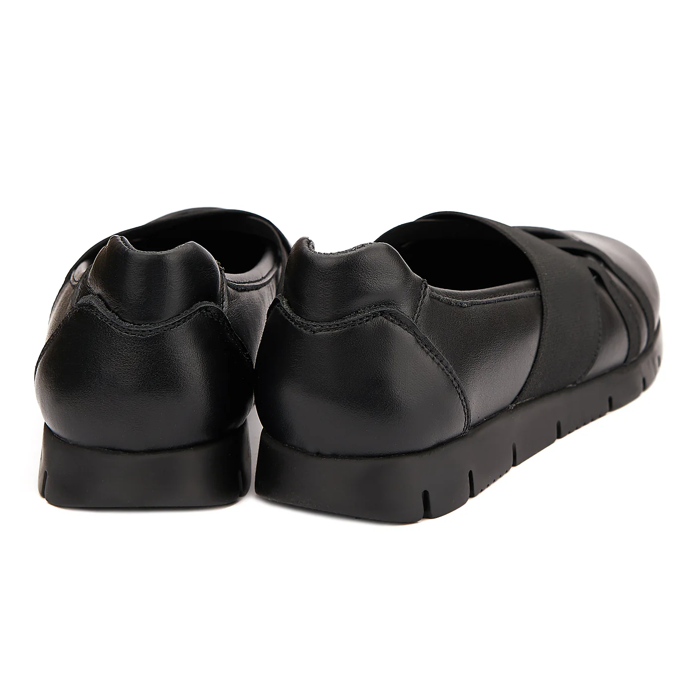 Pantofi dama casual din piele naturala neagra 1480 - Image 2