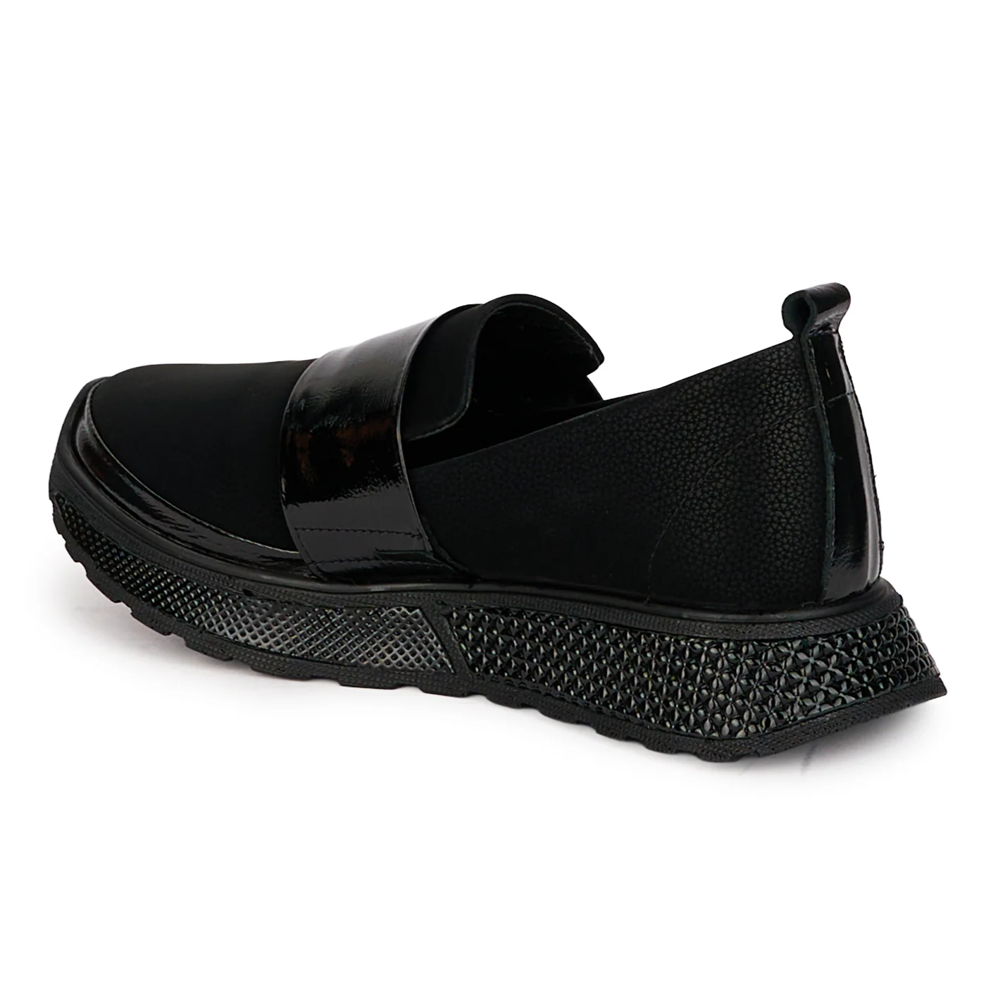 Pantofi dama casual din piele naturala neagra 18478 - Image 2