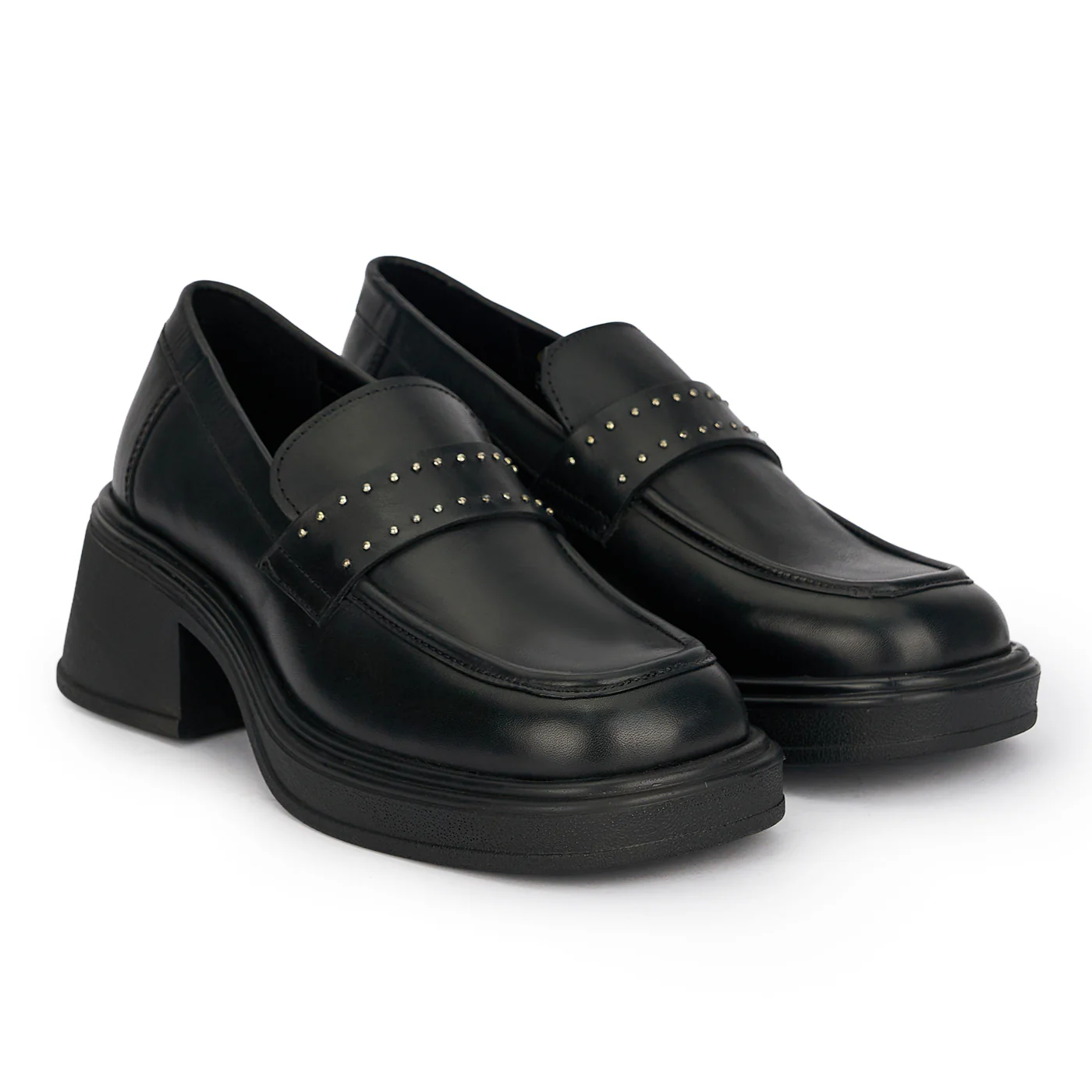 Pantofi dama casual din piele naturala neagra 18870 - Image 4
