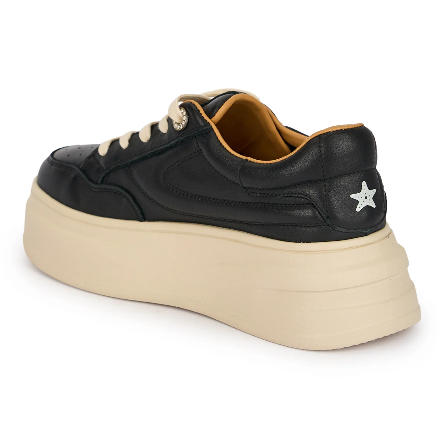 Pantofi dama casual din piele naturala neagra 18867 - Image 2