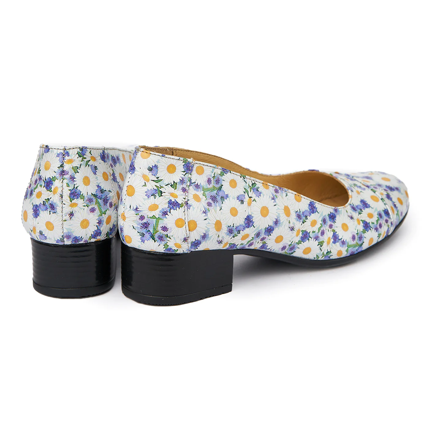 Pantofi dama cu toc mic din piele naturala 1940 - Image 2