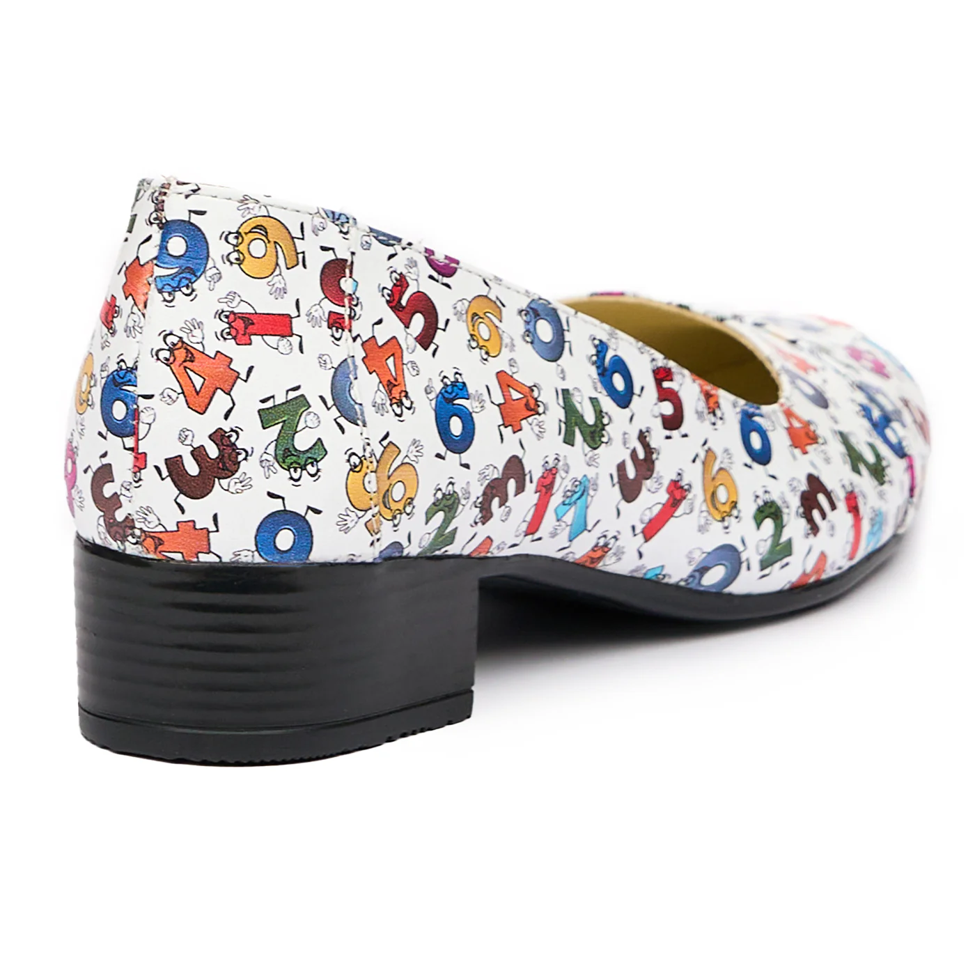 Pantofi dama cu toc mic din piele naturala 9448 - Image 2