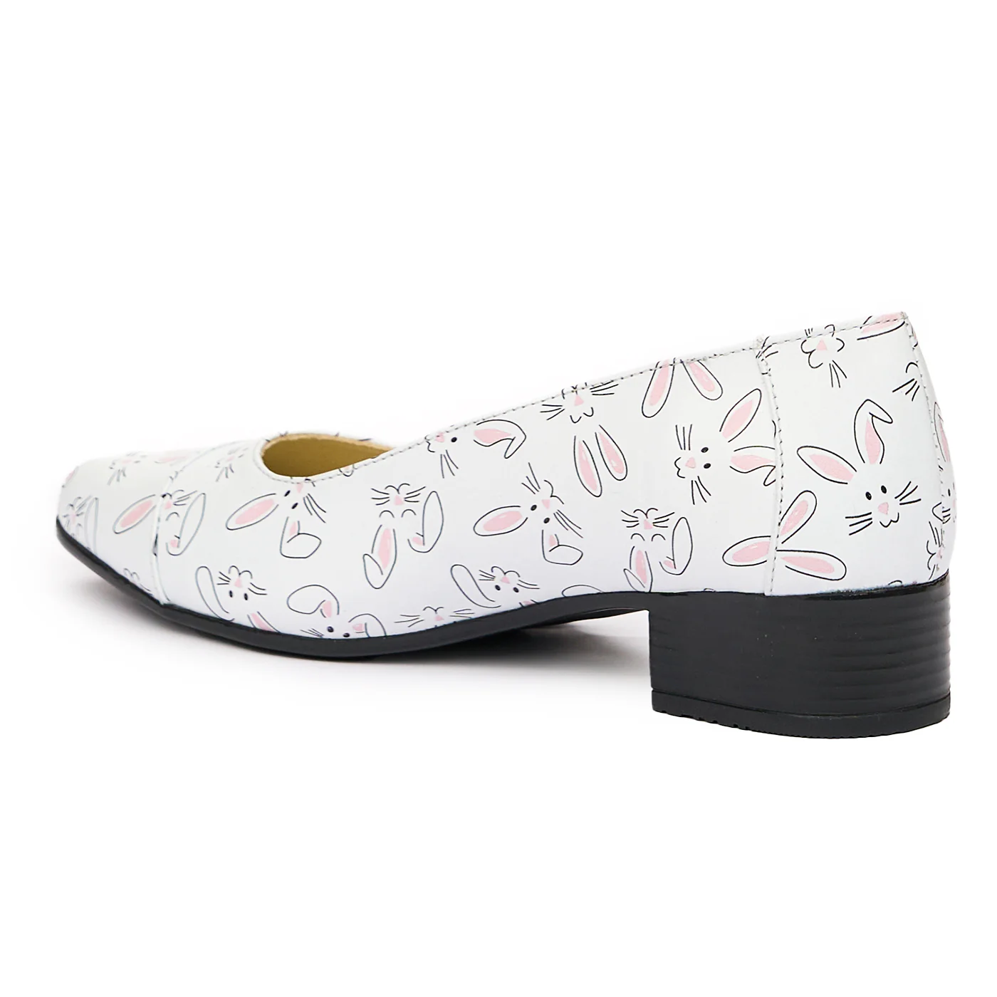 Pantofi dama cu toc mic din piele naturala 9454 - Image 3