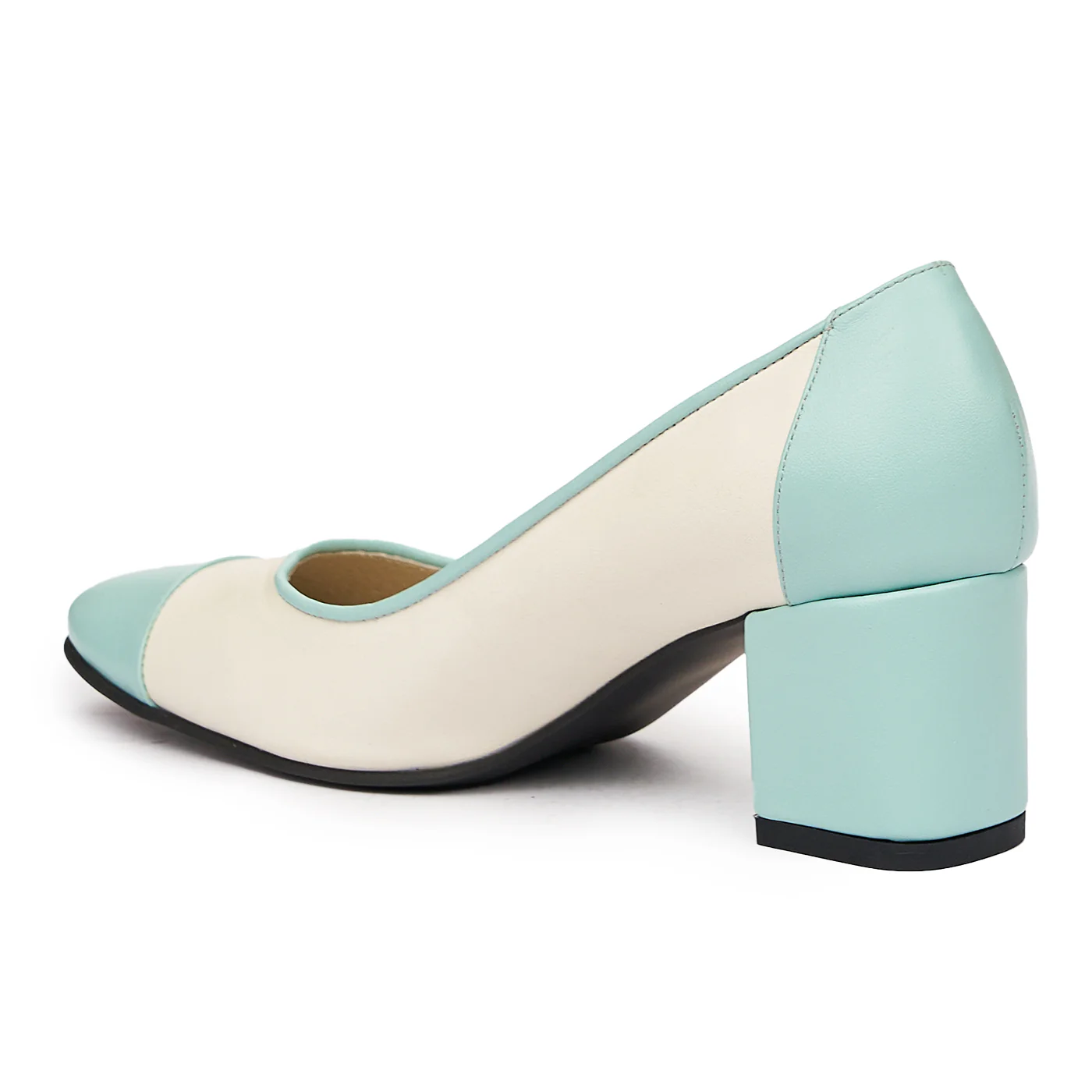 Pantofi dama din piele albastra 9365 - Image 3