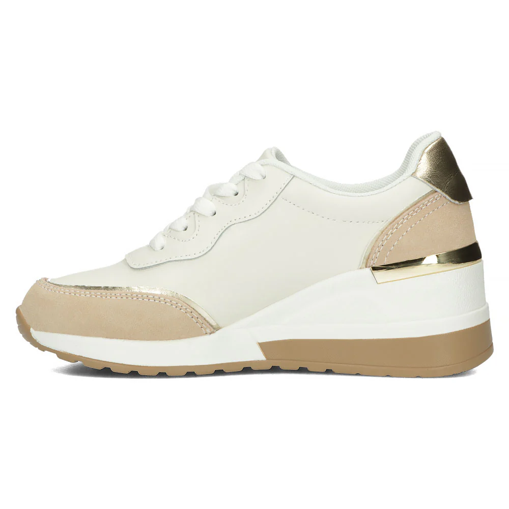 Pantofi dama din piele naturala alba 13138 - Image 3