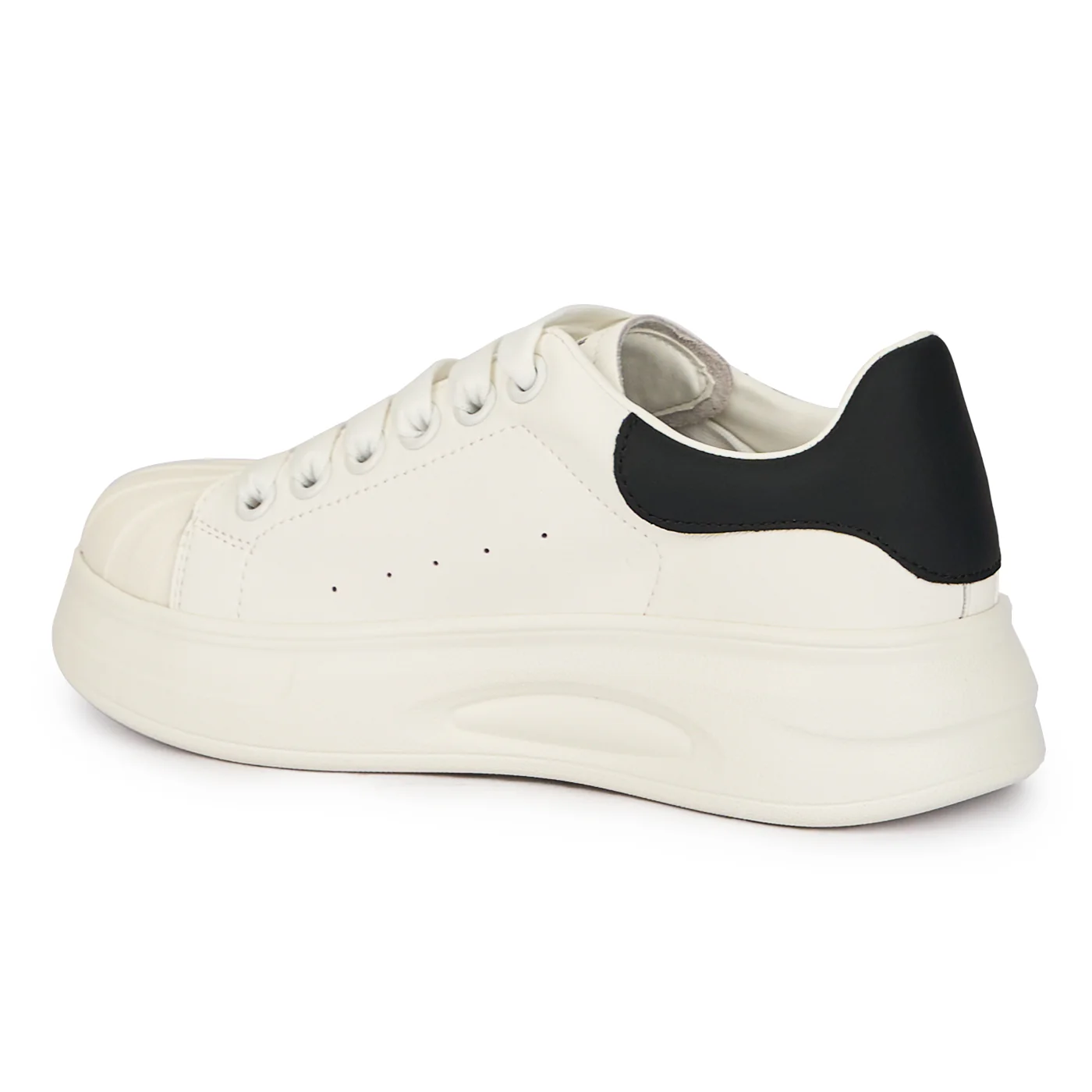Pantofi dama din piele naturala alba 15564 - Image 2