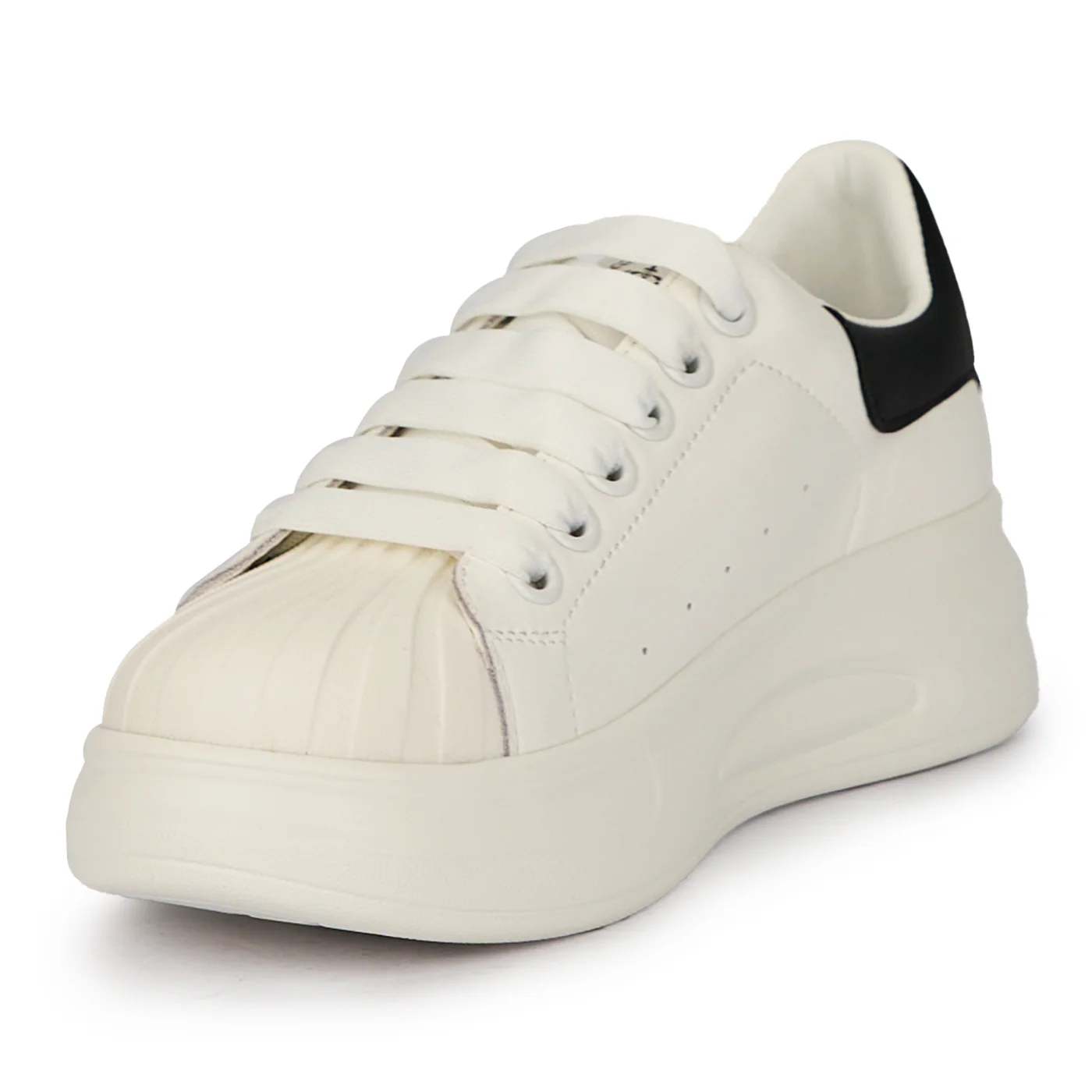 Pantofi dama din piele naturala alba 15564 - Image 3