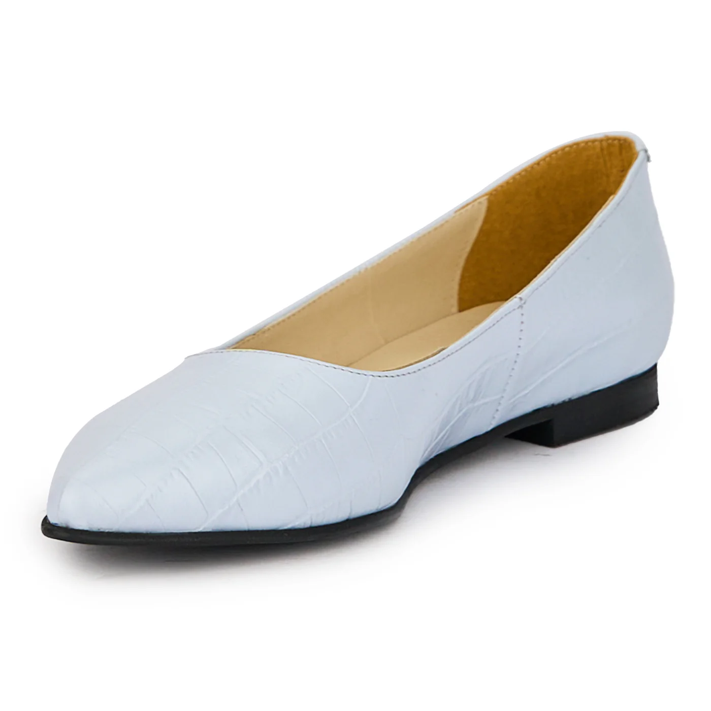 Pantofi dama din piele naturala  albastra 4519 - Image 3