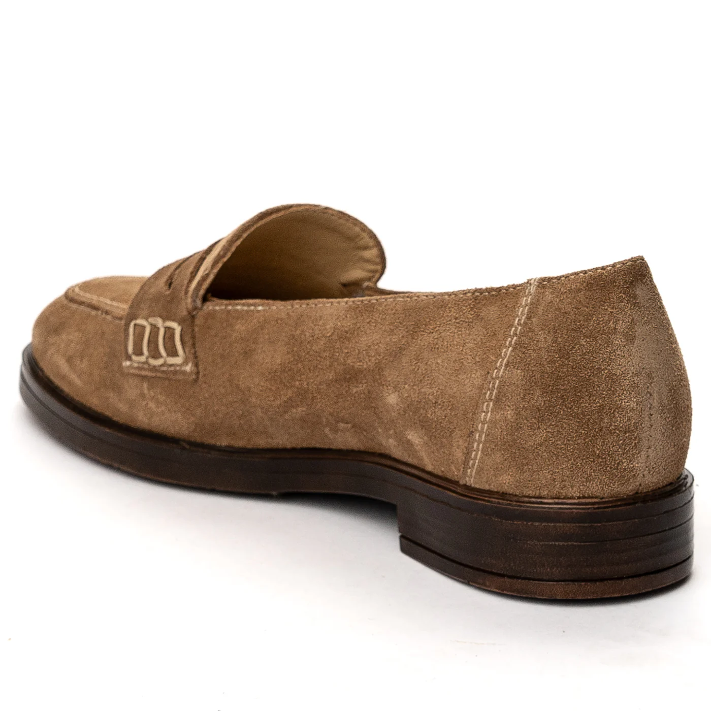 Pantofi dama din piele naturala bej 13625 - Image 2