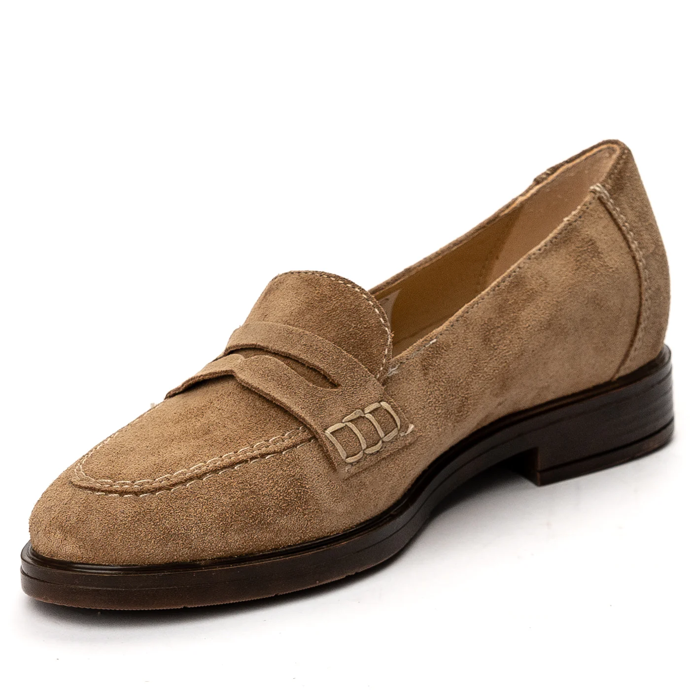 Pantofi dama din piele naturala bej 13625 - Image 3