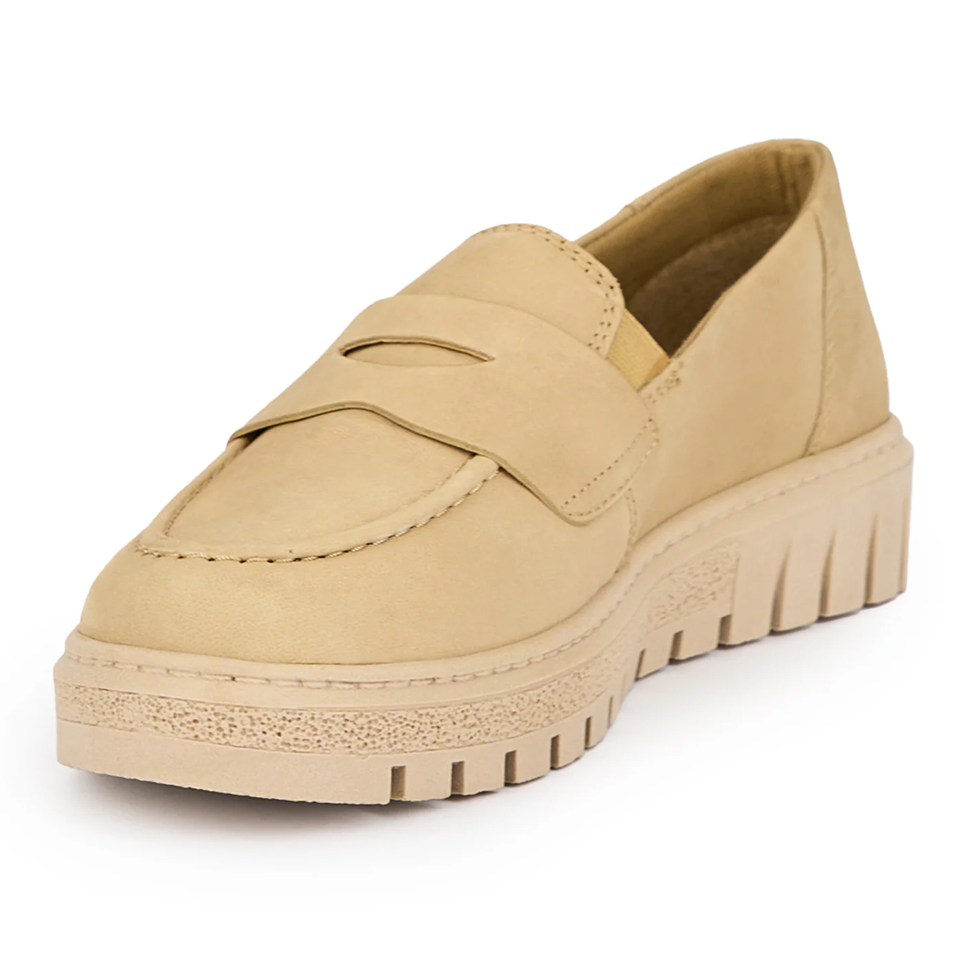 Pantofi dama din piele naturala bej 15251 - Image 3