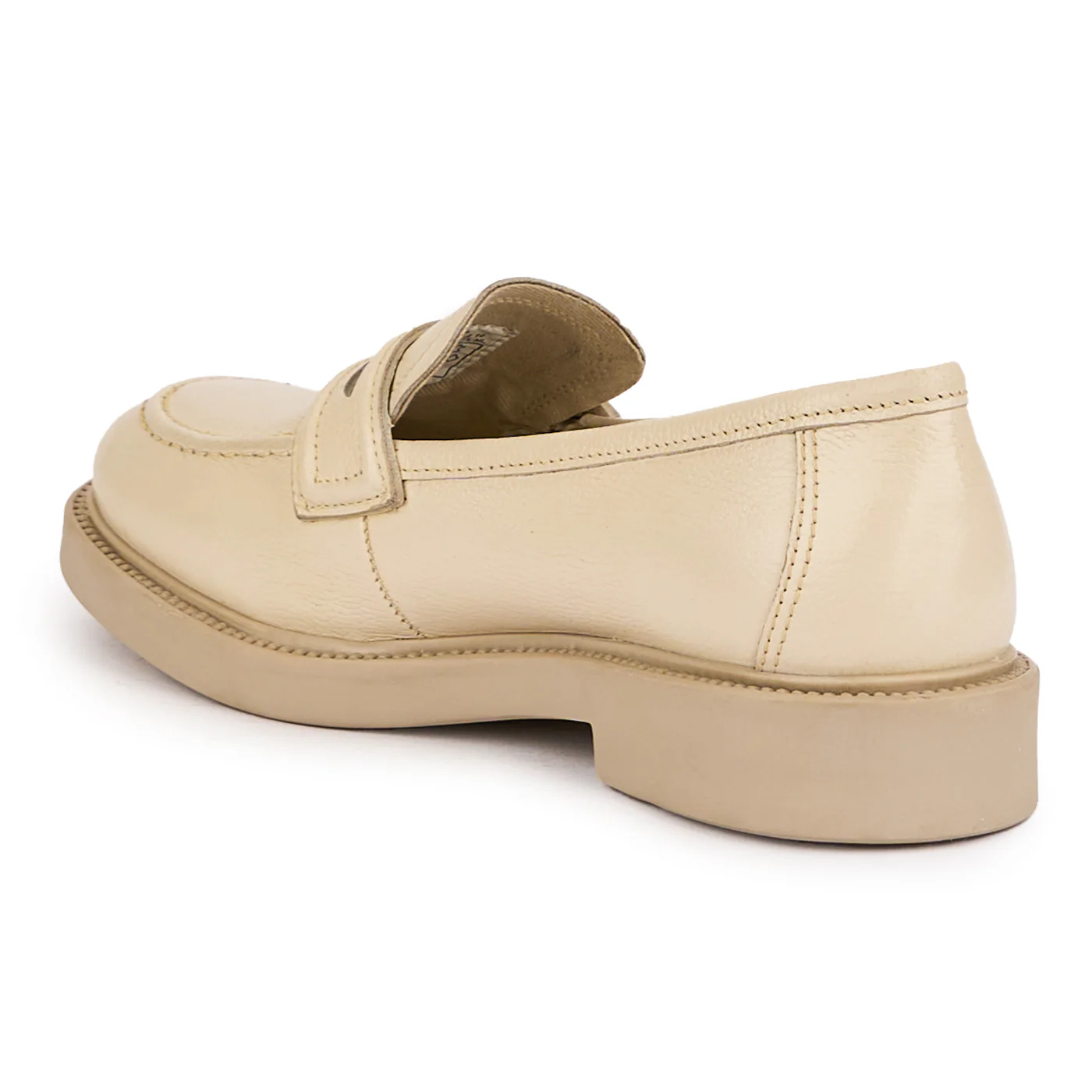 Pantofi dama din piele naturala bej 16396 - Image 2