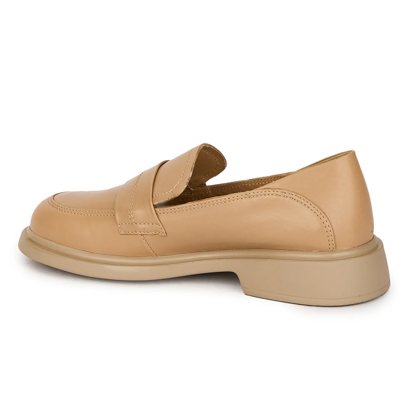 Pantofi dama din piele naturala bej 17842 - Image 2