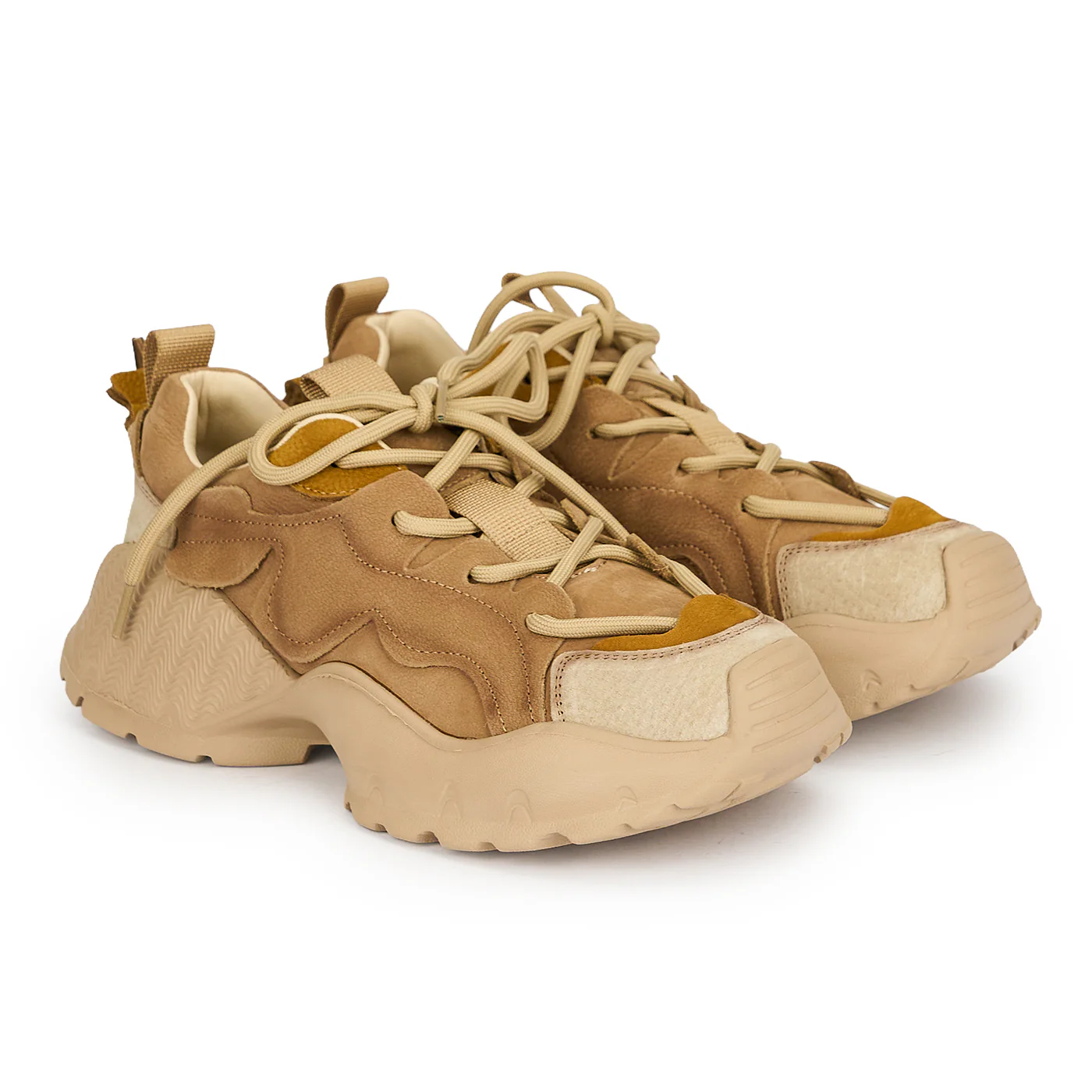 Pantofi dama din piele naturala bej 19254 - Image 4