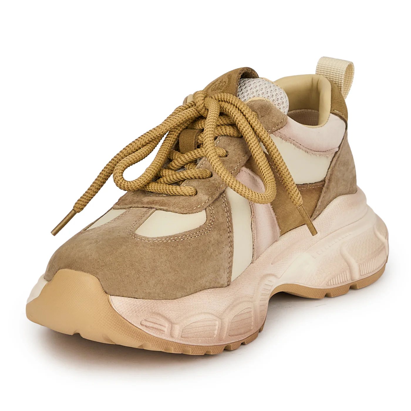 Pantofi dama din piele naturala bej 19260 - Image 3