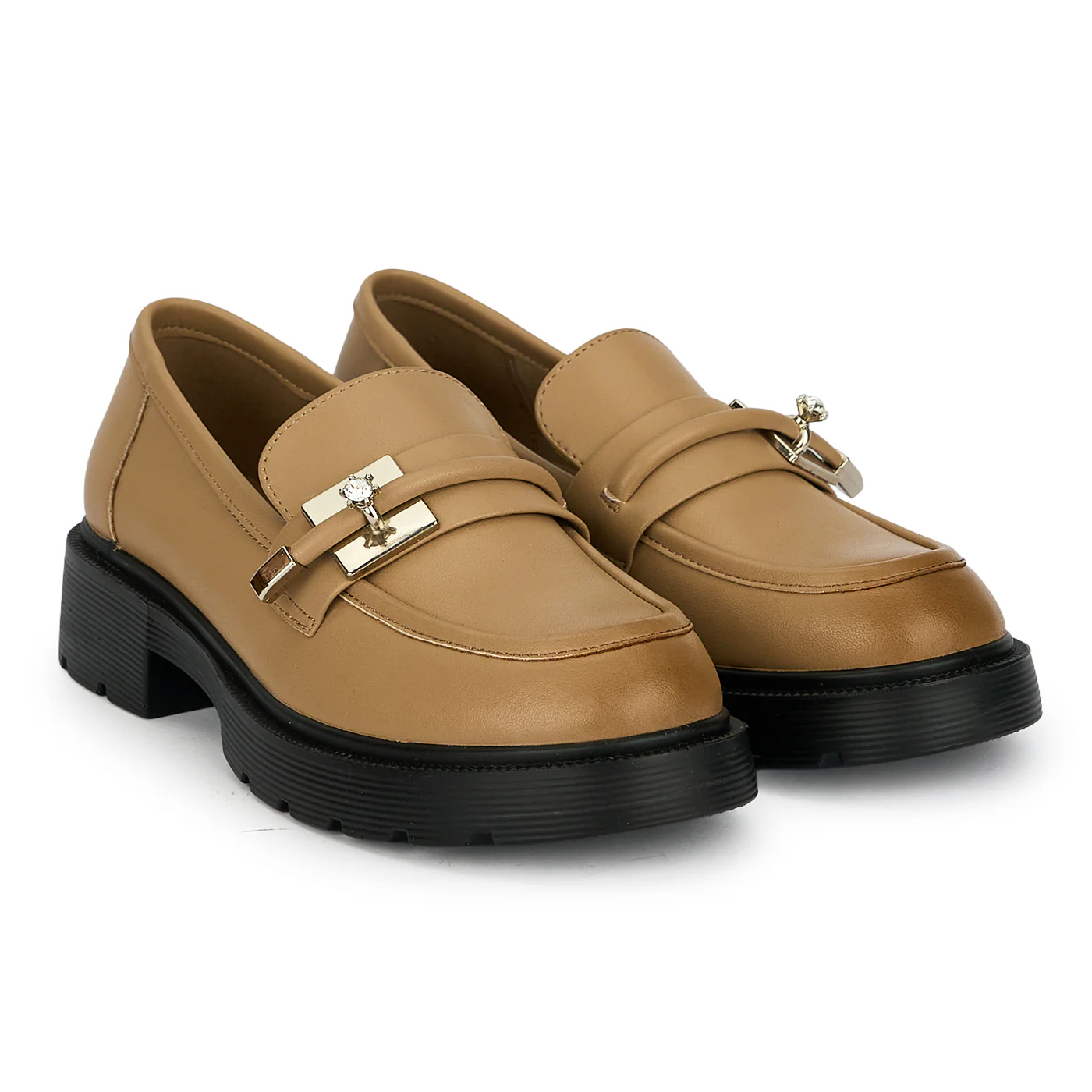 Pantofi dama din piele naturala bej 19344 - Image 4