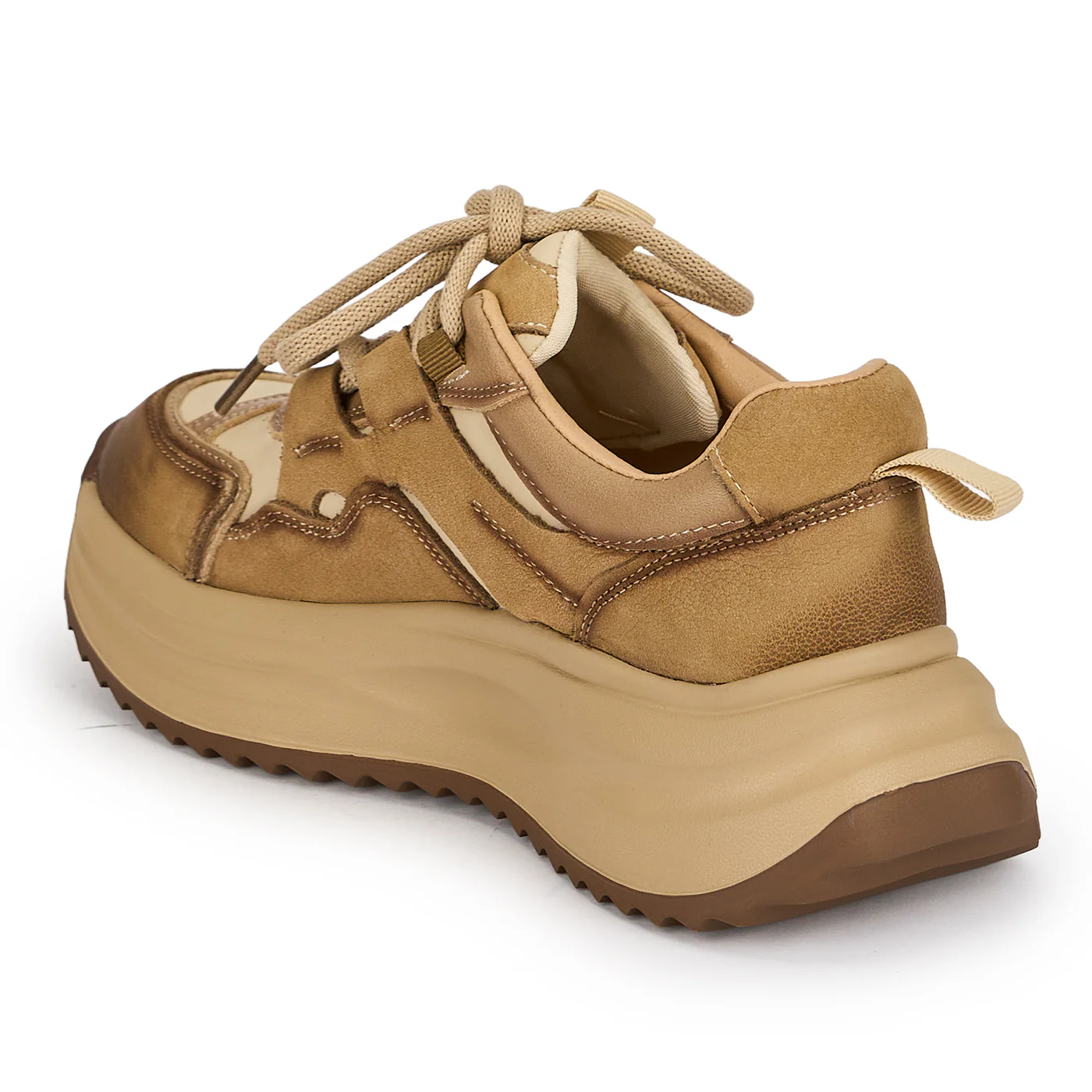 Pantofi dama din piele naturala bej 19536 - Image 2