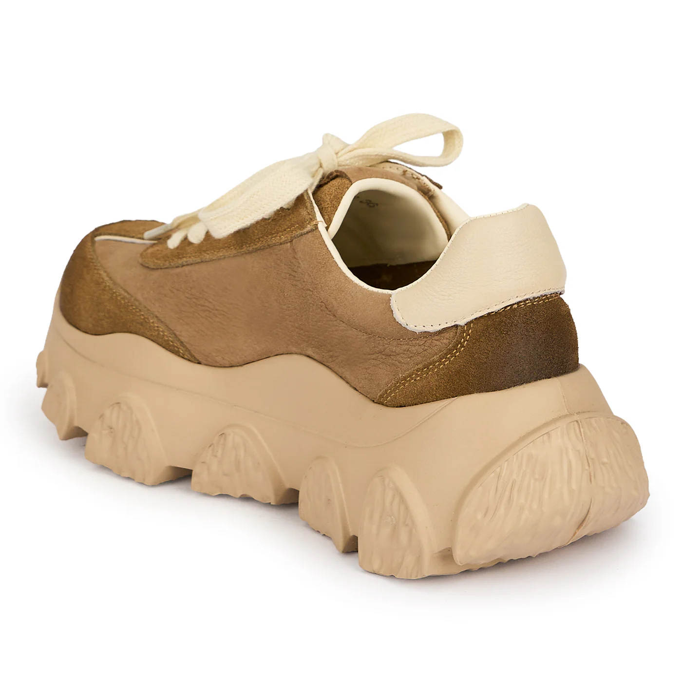 Pantofi dama din piele naturala bej 19537 - Image 2