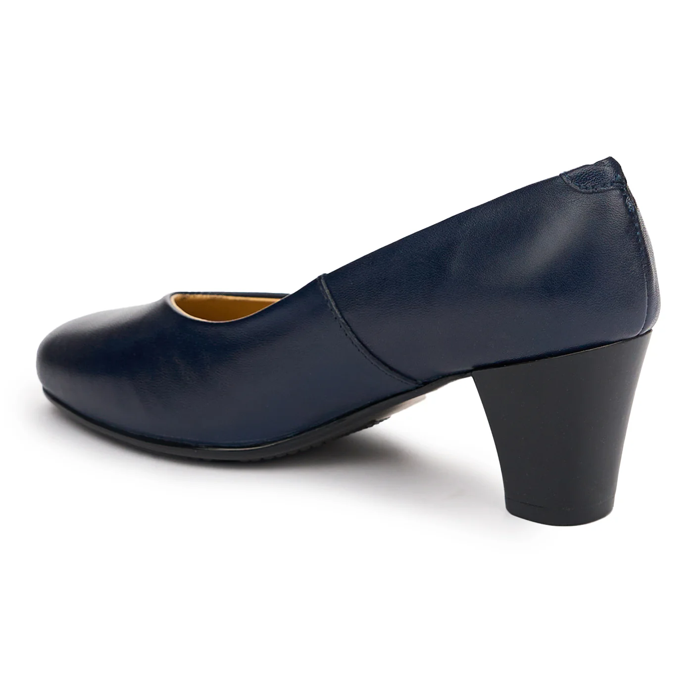Pantofi dama din piele naturala bleumarin 13087 - Image 2