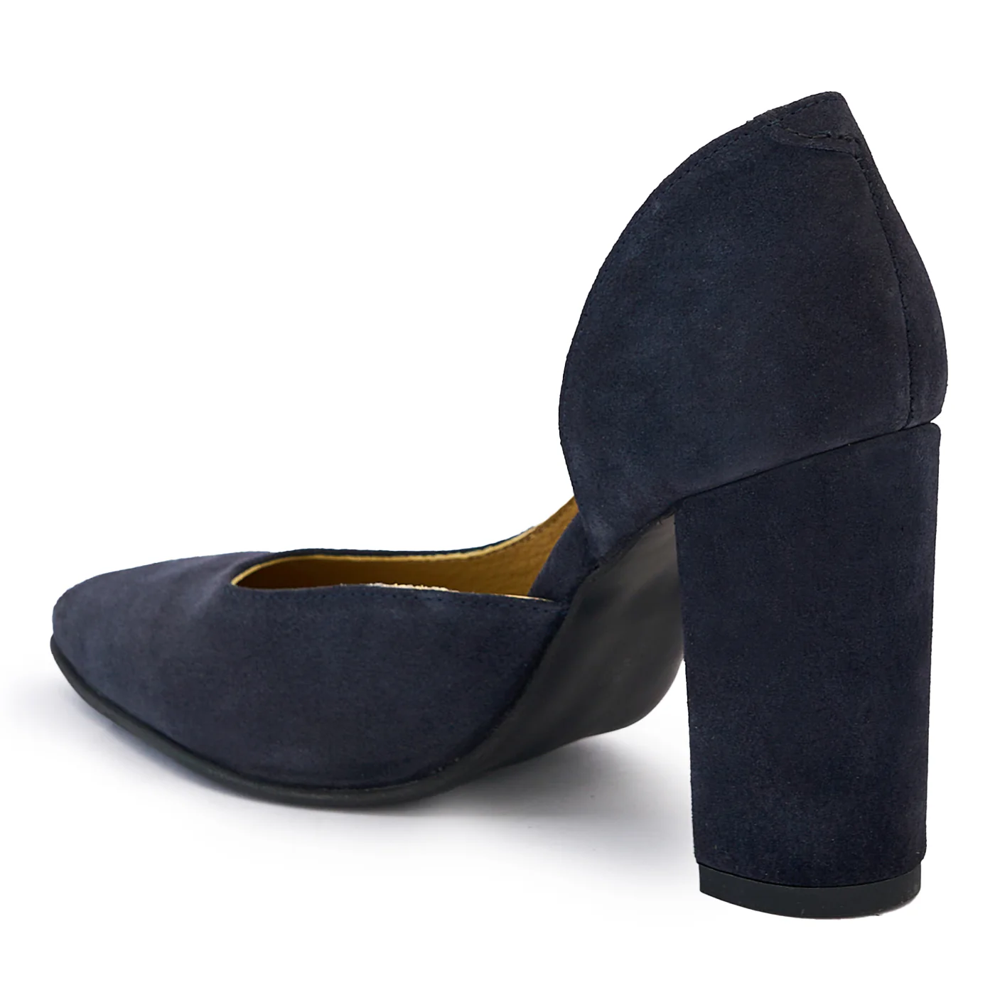 Pantofi dama din piele naturala bleumarin 14048 - Image 2